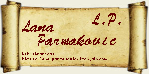 Lana Parmaković vizit kartica